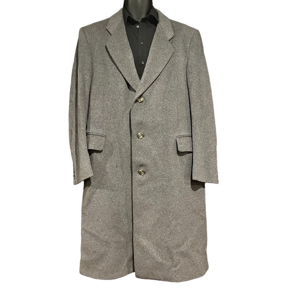 DiBenedetto Imported Cashmere Blend Wool Trench Coat Men’s 42R